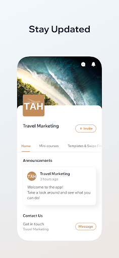 Travel Marketing Screen 2
