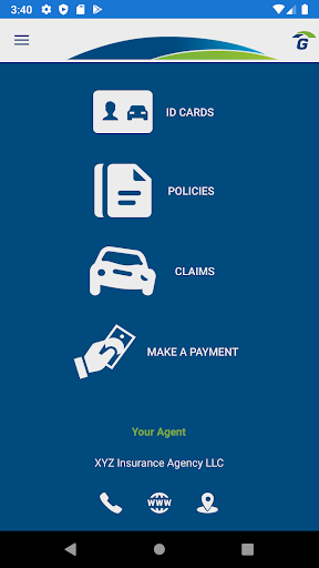 Android application MyGrange screenshort