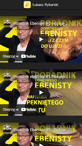 Android application Łukasz Rybarski screenshort
