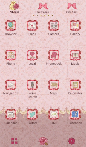 Cute Theme Classically Girly Screen 3