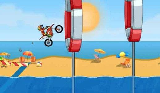 Moto X3M Pool Party - 🕹️ Online Game