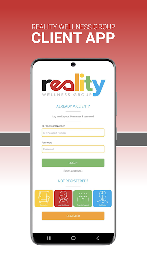 Android application Reality Wellness Group screenshort