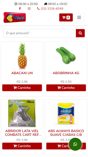 Android application Supermercado Boa Opção - Loji screenshort