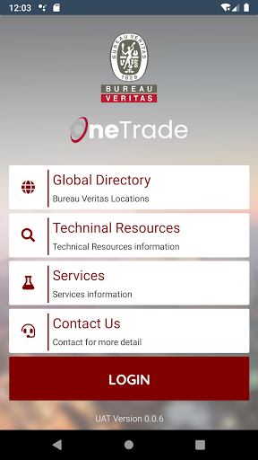Android application BV OneTrade screenshort
