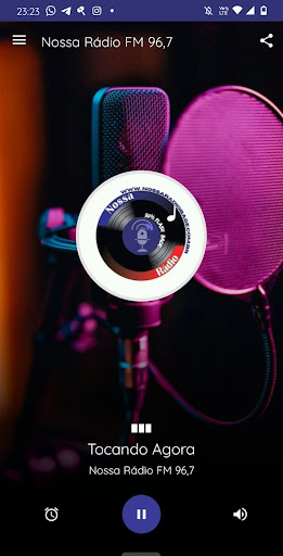 Nossa Rádio FM 96,7 Screen 2