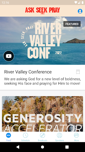 Android application River Valley Conference 2022 screenshort