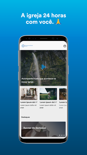 Android application Comunidade Cristã de Camaquã screenshort