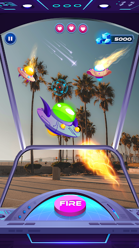 Android application AR Spaceship Shooting Games screenshort