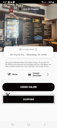 AJS NY Pizzeria Screen 2