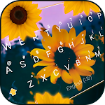 Cover Image of Download Sunflower Keyboard Theme  APK