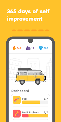 Android application Habit Tracker | Caravan screenshort