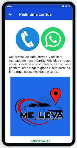Me Leva - Motorista/Passageiro Screen 3