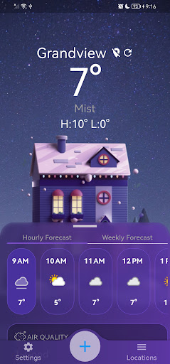 Android application 3MWeather screenshort