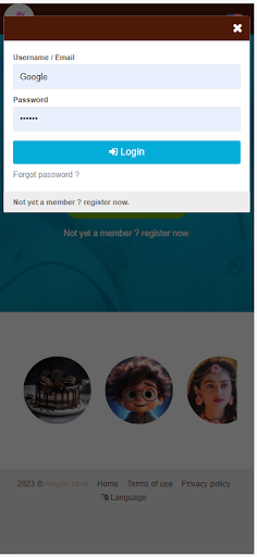Android application Angel Tamil Chat screenshort