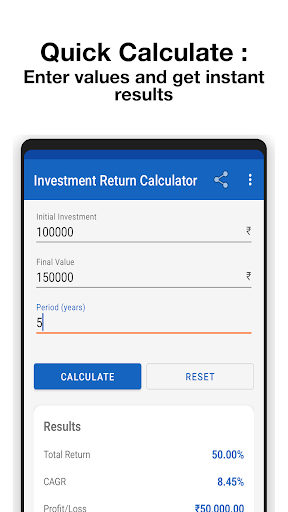 Investment Returns screenshot 2