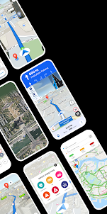 Cartes GPS, navigation, trafic