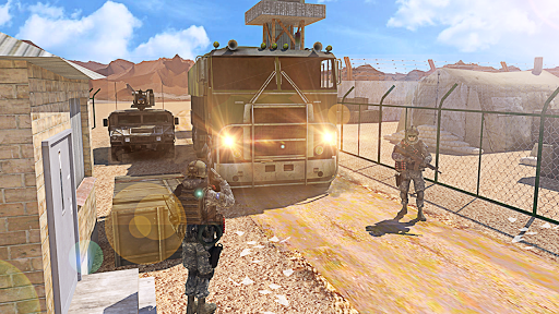 Android application US Army Truck Simulator screenshort