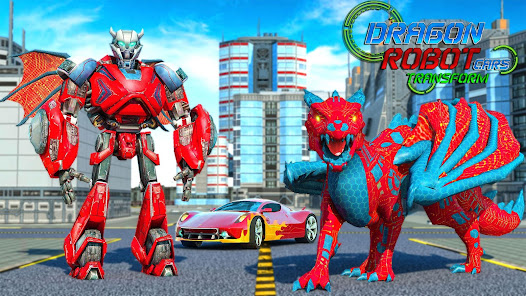 Dragon Robot Car 3D Game  screenshots 1