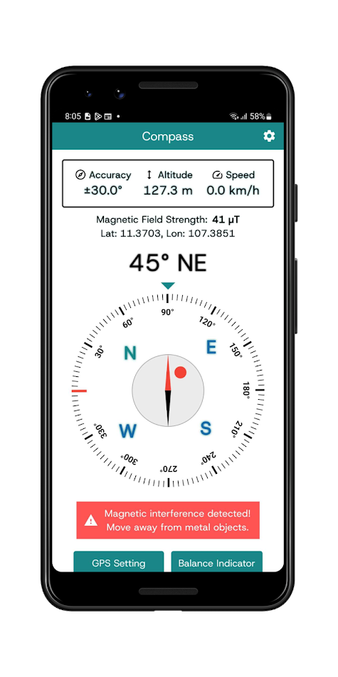 #3. Compass (Android) Ved: ssteam