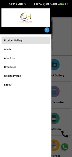 Android application DH GOLD & SILVER screenshort