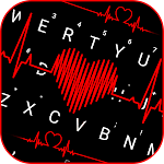 Cover Image of Download Heartbeat Parallax Keyboard Ba  APK