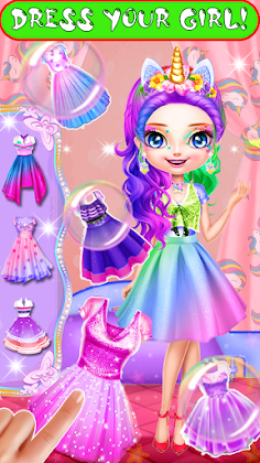 Princess Kids Makeup & DressUp - Screenshot 1