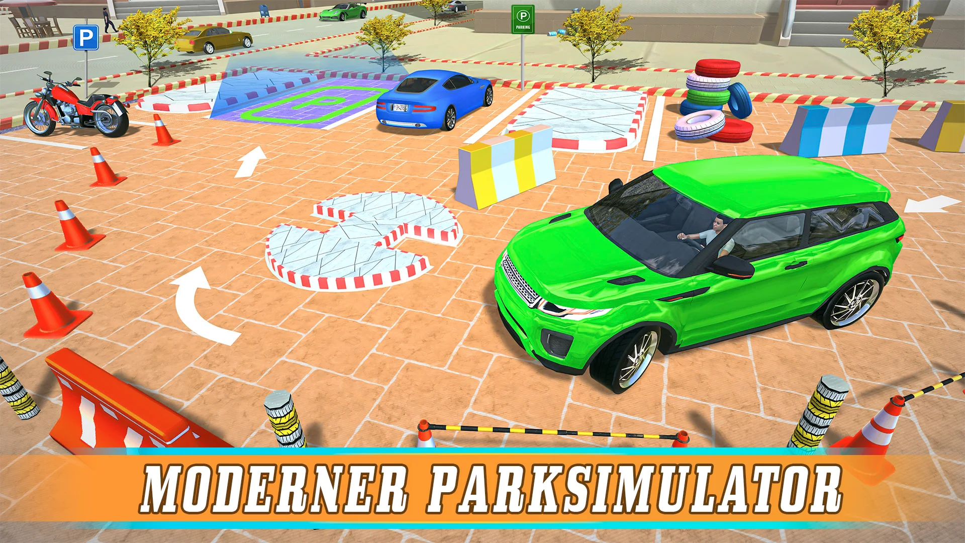 Prado Auto Parkplatz Spiel 3D