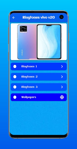 Android application Ringtones vivo v20 screenshort