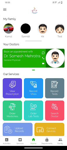 Android application Deepmala hospital screenshort