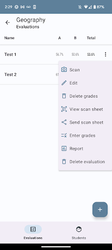 Touch Grade Screen 2