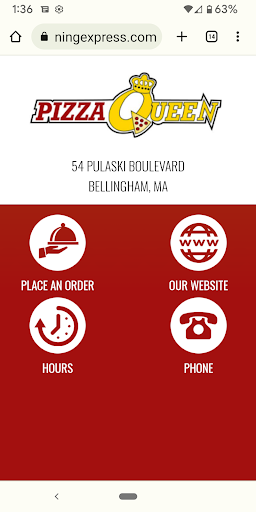 Android application Pizza Queen screenshort
