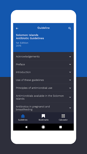 Solomon Islands Guideline Host Screen 3