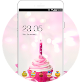 Cute Sweet Cupcake Pink Lovely Theme icon