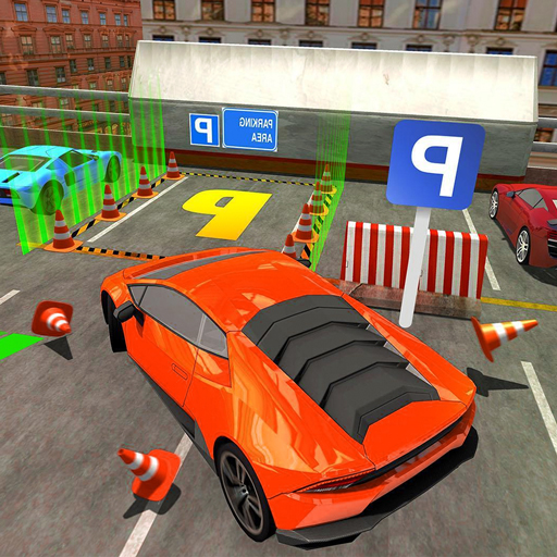 car parking 3d game logo
