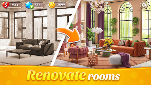 Space Decor : Villa - Puzzle - games