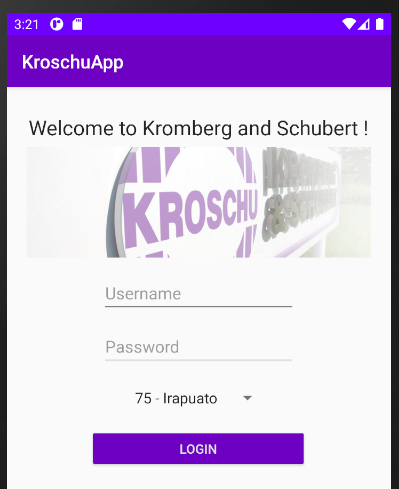 Android application KroschuApp KSMX screenshort