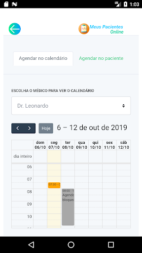 Meus Pacientes Online Screen 3
