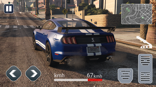 Car Mustang Drift Simulator