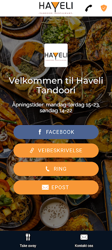 Android application Haveli Tandoori screenshort
