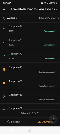 Android application Novel Zone screenshort