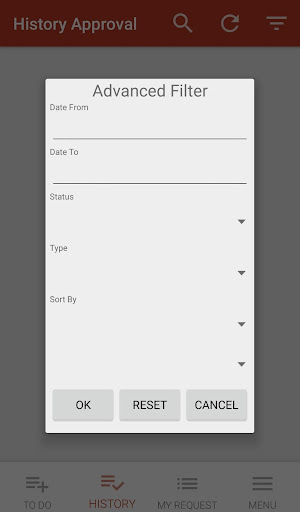 MyVU Approval Screen 3