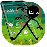 Green Jungle Black Stick Theme icon