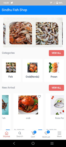Android application Sindhu fish shop perundurai screenshort