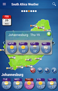 South Africa Weather Screenshot