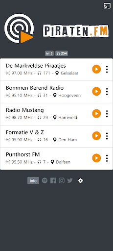 Android application Piraten.FM screenshort