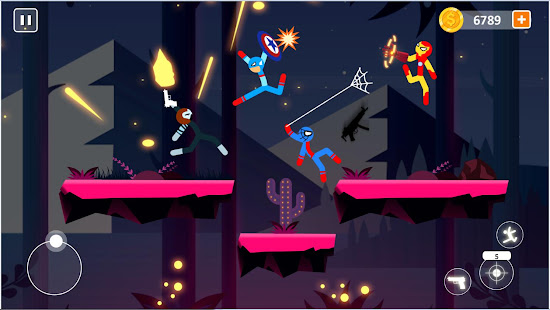 Download Stickman Fighter Infinity - Super Action Heroes MOD APK v1.2.1  (Unlimited Coins) for Android