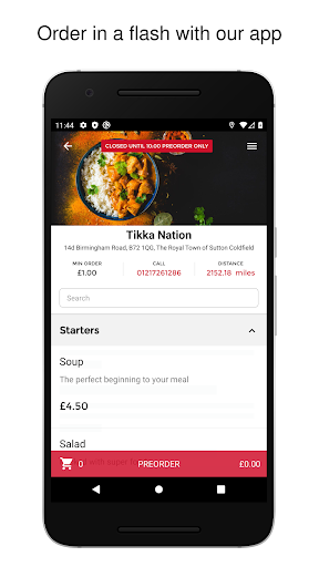Android application Tikka Nation screenshort