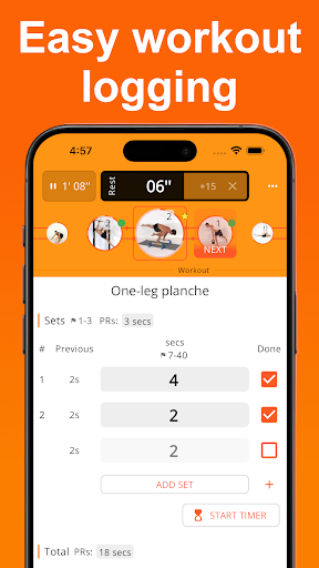 Calistree: home & gym workouts Screenshot 4 - AppWisp.com