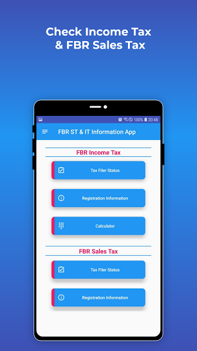 Tax Calculator & ATL Status Screen 3