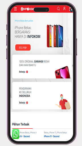 Android application Toko Infokom screenshort